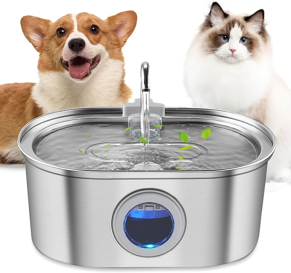 Pawspring™ - Stainless Steel Pet Fountain™